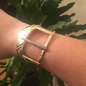Alexis Bittar Cuff with liquid gold and pave